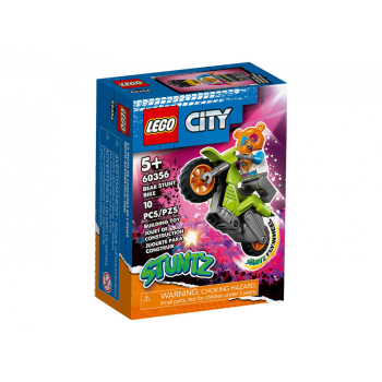 LEGO 60356 City Motocykl kaskaderski z niedźwiedzi